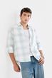 S-LINE Men Regular Fit Checkered Spread Collar Casual Shirt - Image 7