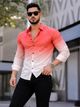 SH FSN Men Regular Fit Dyed/Ombre Shirt - Image 7