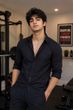 BROCON Men Regular Fit Solid Spread Collar Shirt - Image 6