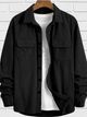 Horseman Men's Solid Casual Spread Shirt - Image 8