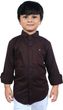SKY PEARL Boys Regular Fit Solid Spread Collar Shirt - Image 6