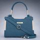 Hercraft Grey Women Quilted Sling Bag with Metal Handle - Image 7