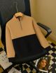 Try This Men Colorblock High Neck Green Sweater - Image 7