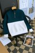 Try This Men Colorblock High Neck Green Sweater - Image 8