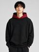 Men Full Sleeve Color Block Hooded Sweatshirt - Image 7