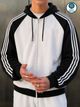 Try This Men Color Block Hooded Sweatshirt - Image 8