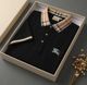 Men Embroidered Polo Neck Polycotton Black T-Shirt - Image 8