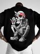 HADAR Men Black Cotton Blend T-Shirt - Image 7