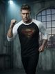 Bartus Men Blue Colorblock Cotton Blend T-Shirt - Image 6