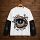 Eddicted Men White Cotton Blend T-Shirt - Image 8