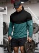 EyeBogler Men Grey, Yellow Zip Neck T-Shirt - Image 8