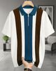 METRONAUT Men Polo Neck Cotton Blend T-Shirt White - Image 7