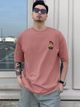 parthcreation Men Pink Cotton Blend T-Shirt - Image 7