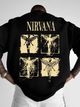 HADAR Men's Graphic Print Round Neck Black T-Shirt - Image 7