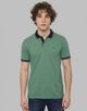 Allen Solly Men Solid Polo Neck Cotton Blend Grey T-Shirt - Image 8