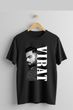 Tee Gallery Men Graphic Print, Typography Round Neck Polyester Black T-Shirt - Image 7