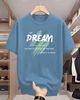Manly Tees Men Graphic Print Round Neck Cotton Blend Light Blue T-Shirt - Image 8
