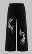 Graphic Print Grey Track Pants - Image 7