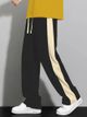 KAJARU Men Beige Colorblock Track Pants - Image 7