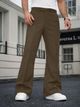 Plus91 Men White Lycra Blend Trousers - Image 8