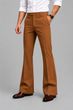 YGDEAL Men Flared White Lycra Trousers - Image 8