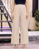Gabadu Women Beige Cotton Trousers - Image 7