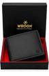 WROGN Men Black Genuine Leather RFID Wallet (6 Card Slots) - Image 8
