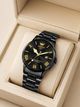 Premium Series All Black Dial Quartz Watch - Abx440 AL BK - Image 8