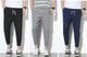 TABUBU Pack of 2 Men Self Design Black, Grey Track Pants - Image 3