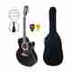 REVEL 38 Inch Cutaway Acoustic Guitar Whitewood - Image 7