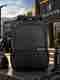 Roadster Large 37 L Laptop Backpack Water Resistant with Raincover & Bottom Pad (Black, Brown) - Image 6