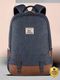 Gear Small 20L Laptop Backpack Anti-Theft Faux Leather Brown - Image 3
