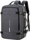 FUR JADEN Medium 25L Vegan Leather Laptop Backpack (Grey) - Image 4