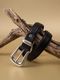 ENTEGRO Black Genuine Leather Belt - Image 6