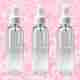 nsb herbals Clear PET Fine Mist Spray Bottle 100ml (Pack of 3, Black) - Image 2