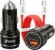CHARJD 165W Qualcomm 3.0 Turbo Car Charger Black - Image 8