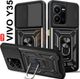 AelVouX Vivo Y35 Blue Ring Case - Image 7