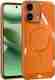 KrKis Back Cover for Motorola Moto G34 5G (Orange, Shock Proof) - Image 4