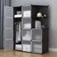 Hemovia 6-Door 6-Shelf Plastic Kids Collapsible Cupboard - Image 6