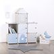 Hemovia 6-Door 6-Shelf Plastic Kids Collapsible Cupboard - Image 7