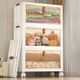6-Door 6-Shelf Plastic Kids Collapsible Cupboard - Image 8