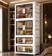 Sasimo 2-Wardrobe 8-Door 6-Shelf Plastic Cupboard - Image 7