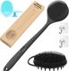 Alvita Silicon Shower Bath Back Brush+Body Scrubber+Scalp Massager+Hooks+Face Scrubber (5 Items in the set) - Image 4