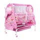 JUNIOR JOE Newborn Baby Electric Baby Swing Bed Cradle For Infants Baby Auto Swings Sleeper Bluetooth Music Mosquito Cot (Khakhi) - Image 4