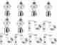 Taimur shah hardware Silver Curtain Knobs - Image 6