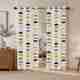 WEAVELINES 213 cm (7 ft) Door Cotton Room Darkening Curtain (Pack Of - Image 7