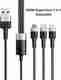 Superworld 3-in-1 Metal Braided Cable 1m 120W - Image 7