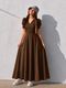 METRONAUT Women A-line Maroon Maxi Dress - Image 6