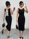 CAPROP Women Bodycon Purple Dress - Image 7