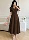 METRONAUT Women Fit and Flare Maroon Ankle Length Dress - Image 8